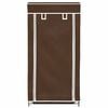 Stoff Skoskap 58 x 28 x 106 cm Brun