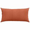 vidaXL Sofaputer 2 pcs Rød oransje 80 x 40 cm Corduroy stoff