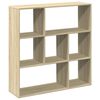 vidaXL Romdeler bokhylle sonoma eik 102x29x103,5 cm konstruert tre
