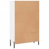 vidaXL Highboard hvit 69,5x31x115 cm konstruert tre