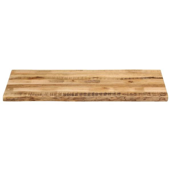 vidaXL Bordplate naturlig kant 100x60x3,8 cm grovt heltre mangotre