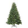 vidaXL Kunstig juletre med 300 LED med stativ gr&oslash;nn 240 cm PE og PVC