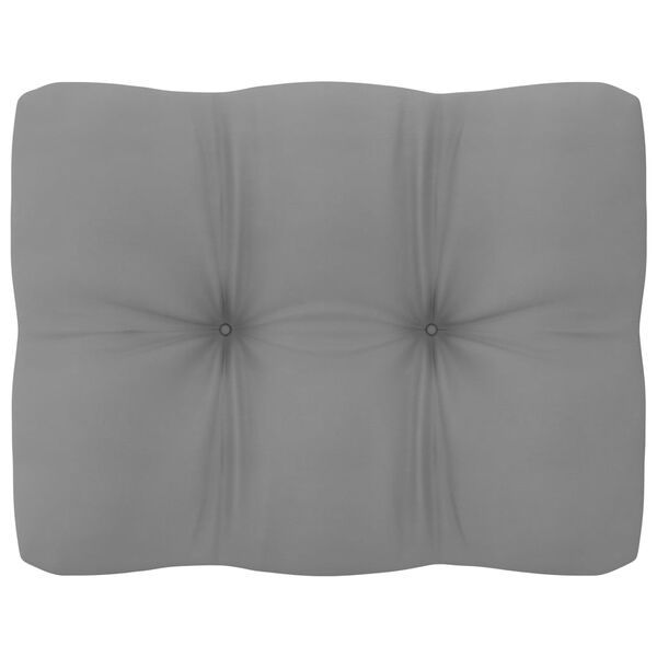 vidaXL Sofa med puter 3-seters heltre furu