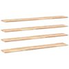 vidaXL Flytende hyller 4 stk 160x20x2 cm ubehandlet heltre akasie
