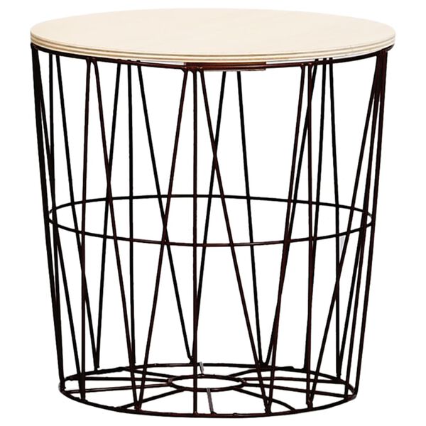 vidaXL Salongbord 4 stk svart