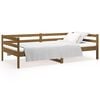 vidaXL Dagseng honningbrun 90x190 cm heltre furu
