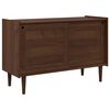 vidaXL Serviesskap BILBAO M&oslash;rk karamell 114 x 45 x 75 cm