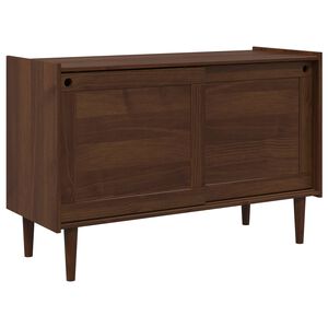 vidaXL Serviesskap BILBAO M&oslash;rk karamell 114 x 45 x 75 cm