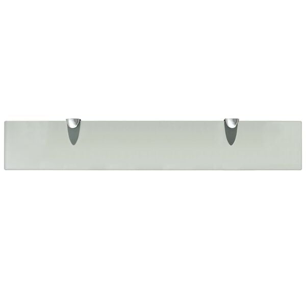 vidaXL Flytende hyller 2 stk glass 60x10 cm 8 mm