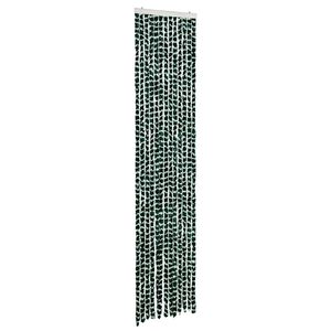vidaXL Insektsgardin gr&oslash;nn og hvit 56x185 cm chenille