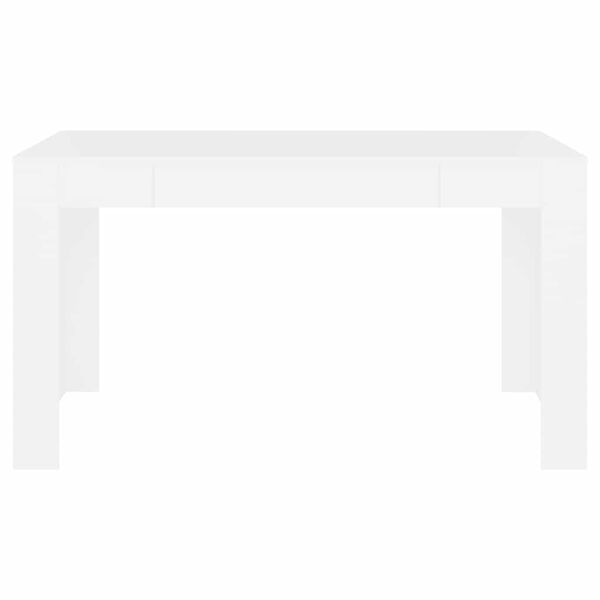 vidaXL Spisebord hvit 140x74,5x76 cm konstruert tre