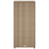vidaXL Putekasse beige 50x55x115 cm polyrotting