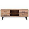 vidaXL TV-benk 120x30x45 cm heltre teak