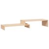 vidaXL Monitorstativ (52-101)x22x14 cm heltre furu