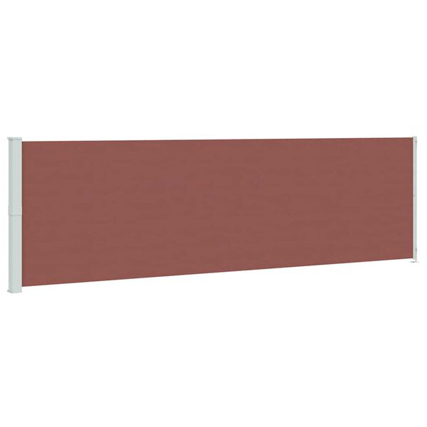 vidaXL Uttrekkbar sidemarkise 180x600 cm brun