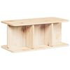 vidaXL Kaffebord Naturlig 80 x 39,5 x 33,5 cm Heltre furu