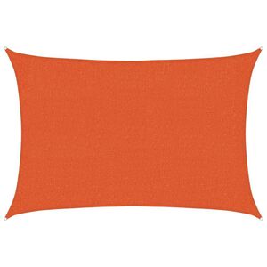 vidaXL Solseil 160 g/m&sup2; oransje 2x2,5 m HDPE
