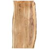 vidaXL Bordplate heltre akasie 118x(50-60)x2,5 cm