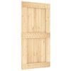 vidaXL D&oslash;r NARVIK 100 x 210 cm Massiv Furu Tre (Ubehandlet) Naturlig
