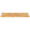 vidaXL Bordplate 140x60x2,5 cm naturlig kant heltre mango