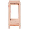 vidaXL Pottebord med hylle 108x35x75 cm heltre furu