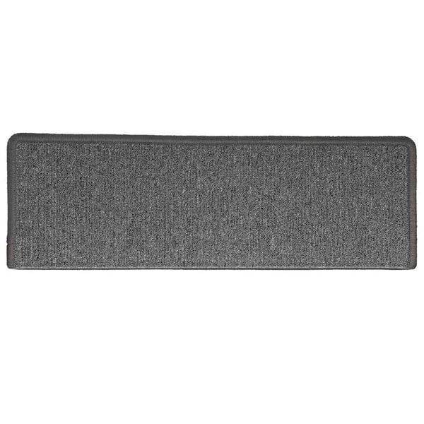 vidaXL Trappematter 30 stk 65x21x4 cm m&oslash;rkegr&aring; rektangul&aelig;r kant