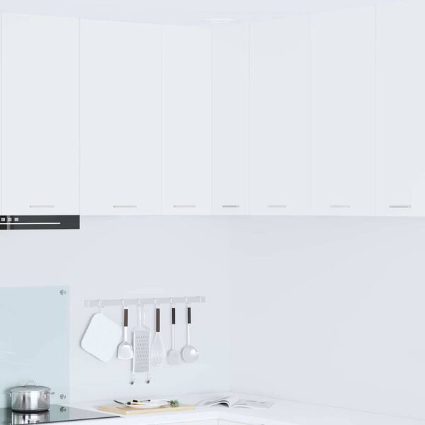 vidaXL Hengende skap med lagring Hvit 57 x 57 x 80 cm Konstruert tre