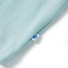T-skjorte for barn lyse aqua 128