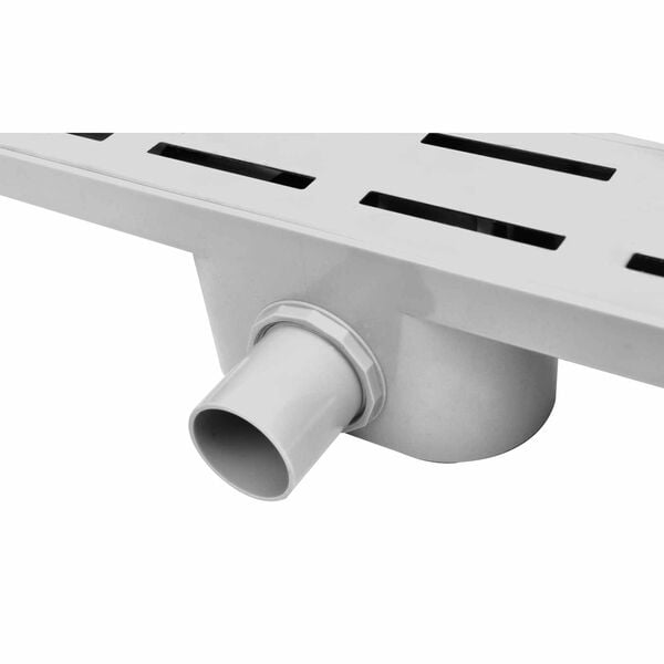 vidaXL Avl&oslash;p Hvit 88 x 8.8 x 8.5 cm Metall