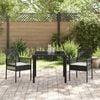 vidaXL Hage Spisegruppe 3 pcs Brun Poly rattan