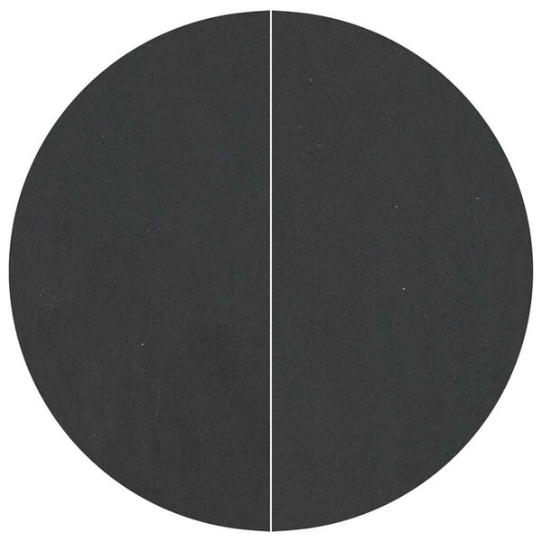 vidaXL Bunnark til basseng Svart &Oslash; 244 cm Uvevd Stoff