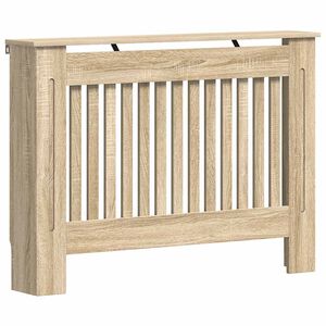 vidaXL Radiatordeksel 112x19x81,5 cm konstruert tre