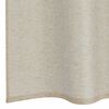 vidaXL Voile Gardin med gardiner 2 pcs sand 260 x 140 cm Polyester