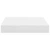 vidaXL Flytende vegghylle hvit 23x23,5x3,8 cm MDF