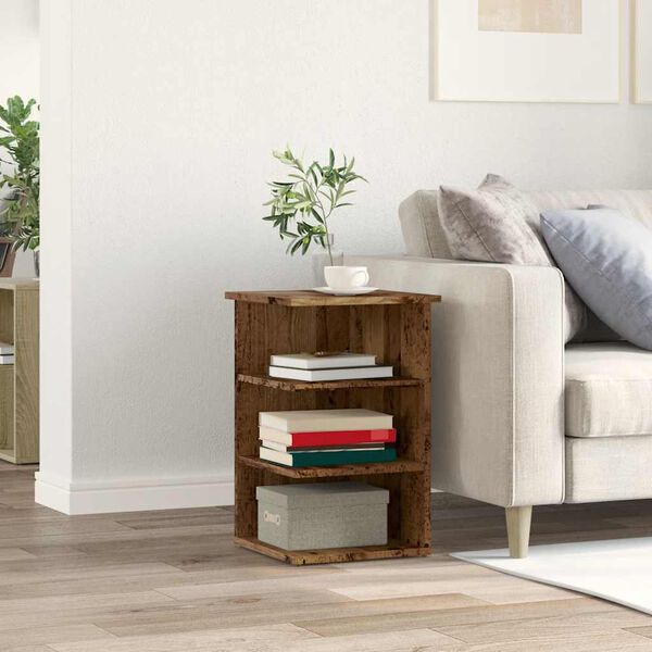 vidaXL Skjenk gammelt tre 35x35x55 cm konstruert tre