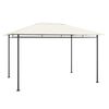 vidaXL Paviljong 384x281x270 cm kremhvit 180 g/m&sup2;