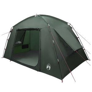 vidaXL Hyttetelt 4-personers Army gr&oslash;nn Polyester