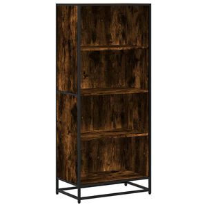 vidaXL Bokhylle r&oslash;kt eik 60x35x139 cm konstruert tre