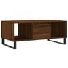 vidaXL Salongbord brun eik 90x50x36,5 cm konstruert tre