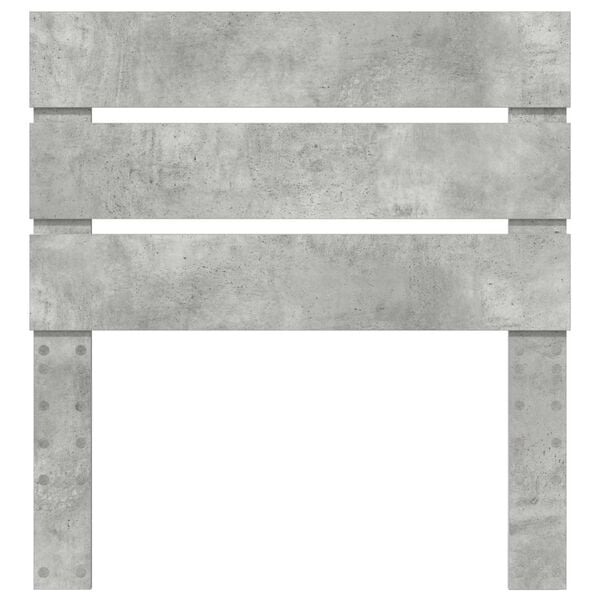 vidaXL Hodegavl Betonggr&aring; 75 cm Konstruert tre