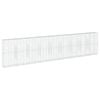 vidaXL Gabionkurv med deksel 900x50x200 cm galvanisert jern