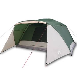 vidaXL Campingtelt med veranda 4 personer gr&oslash;nn vanntett