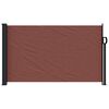 vidaXL Uttrekkbar sidemarkise brun 117x300 cm