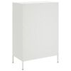 vidaXL Highboard hvit 68x39x101,5 cm stål