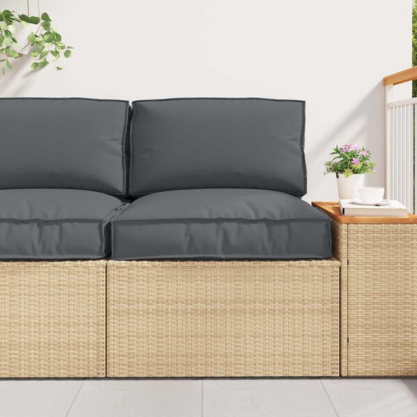 vidaXL Pallet Pute Sett 2 pcs Antrasitt Oxford Stoff