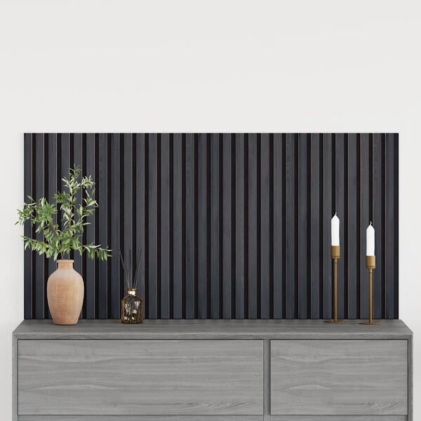 vidaXL akustiske veggpaneler 2 stk lamell 60,5x60 cm eikefiner