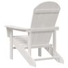 vidaXL Adirondack-stol Hvit 74 x 82 x 92cm HDPE