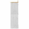 vidaXL Garderobe Corona hvit 151,5x52x186 cm heltre furu