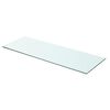 vidaXL Hyllepaneler 2 stk klart glass 70x25 cm