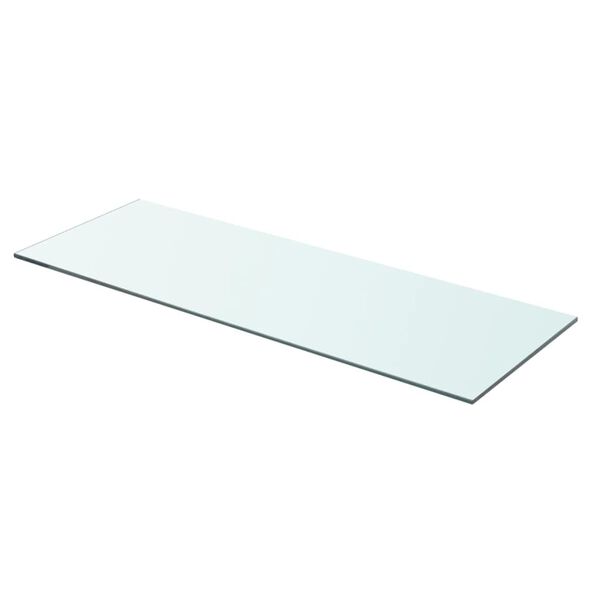 vidaXL Hyllepaneler 2 stk klart glass 70x25 cm